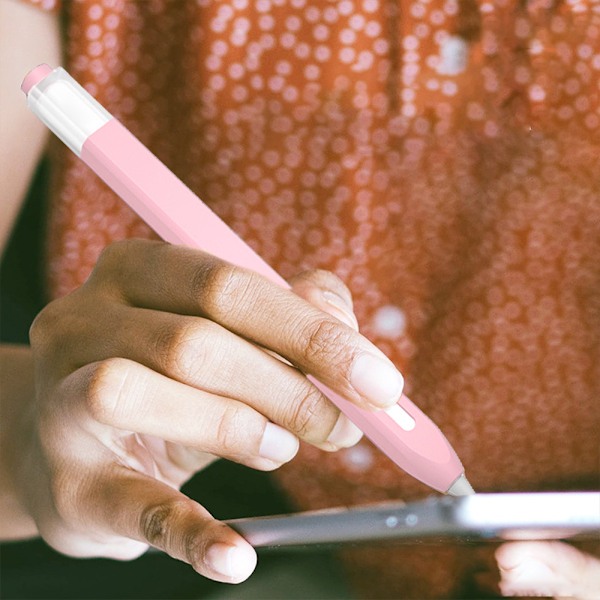 Suojaava pehmeä silikonikuori, yhteensopiva Apple Pencil 2. sukupolven kanssa, hyytelömäinen läpinäkyvä väri