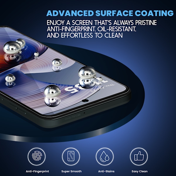 2-Pack Motorola G55 Skärmskydd - Härdat Glas 9H - Super kvalitet 3D
