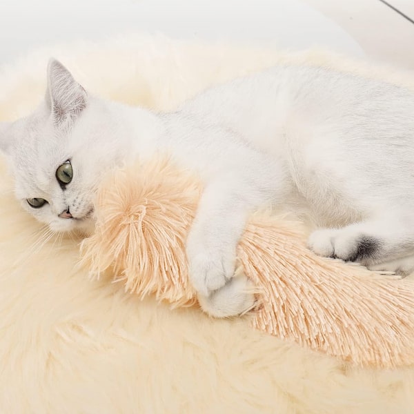 Katt leksaker katt kuddar, mjuka och hållbara Crinkle Sound Catnip leksaker, interaktiva katt kicker leksaker