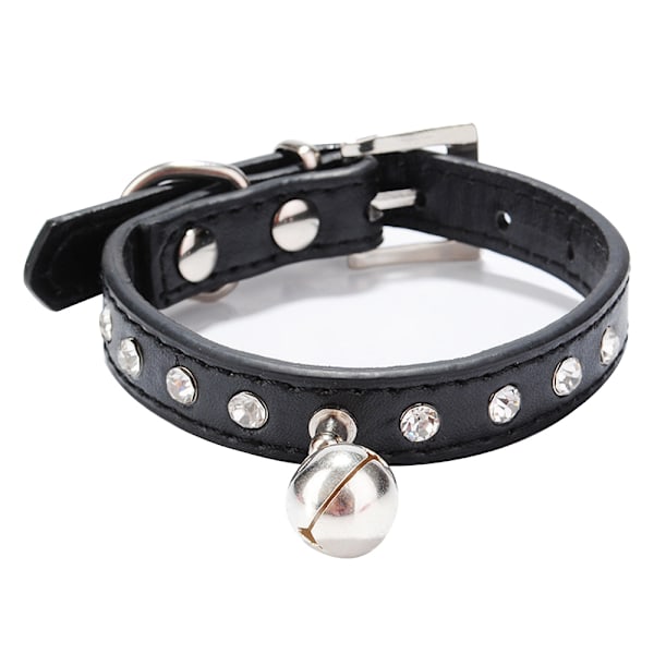 Sød, blændende, glitrende, elegant fancy ruskind, 3 rækker af glitrende rhinestone krystalsten til kæledyrs katte og hunde