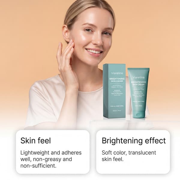 Radiance-boosting and moisturizing cream: A refreshing and easily absorbed daily face cream.