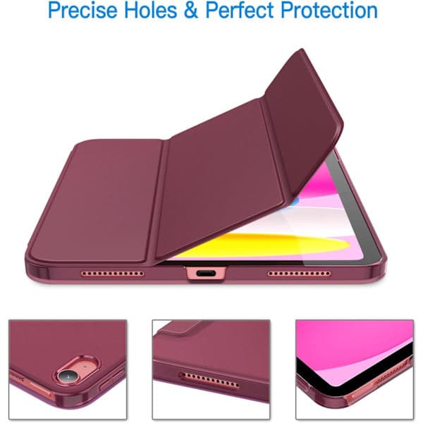 Etui til iPad (A16) 11./10. generation (2025/2022), Slim Stand Hard Back Case Auto Wake/Sleep-funktion (Blå){FY} Blå[TT] Blå
