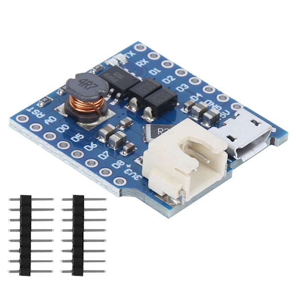 2 stk for D1 Mini Litiumbatteri Ladingkort Ladingmodul med Batteribeskyttelse