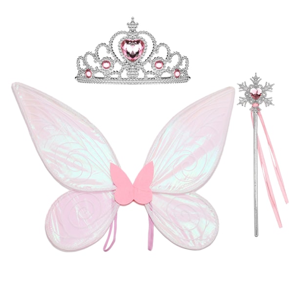 Änglavingar Pannband Fairy Stick Tredelad Set, Butterfly