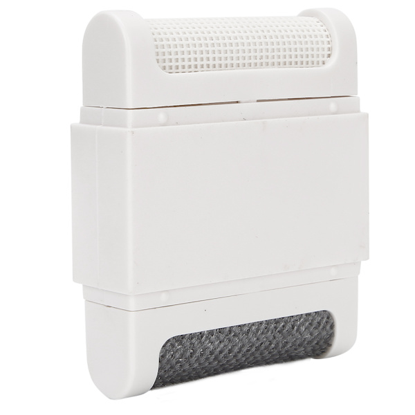 Hushållsdubbelhuvud Hårbollstrimmer Bärbar Matta Kläder Lint Fuzz Remover Vit