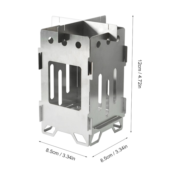 Stainless Steel Portable Durable Folding BBQ Stove Camping Picnicking BBQ