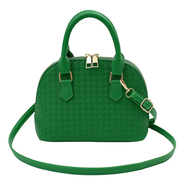Vårnyhet retro bærbar skallveske i kunstig lær, skulderveske, crossbody-veske