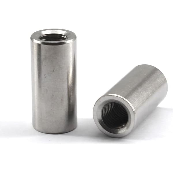 (8-pack) M14 20x30 pyöreät mutterit 304 ruostumattomasta teräksestä, pitkät holkkimutterit