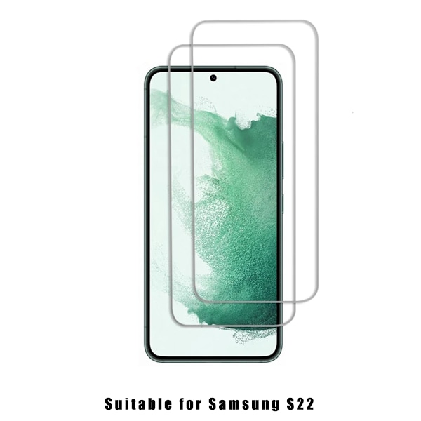 2 KPL Samsung S22 Näytönsuoja karkaistua lasia 2 KPL 2 KPL