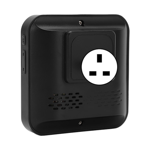 HD 1080P Videodörrklocka Tvåvägs Intercom Trådlös WiFi Dörrklocka Nattseende 166° Vidvinkel för Hemsäkerhet 90‑260VUK-kontakt