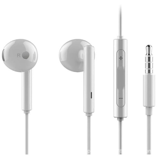 Huawei AM115 trådöversikt (i örat - mikrofon - vit)