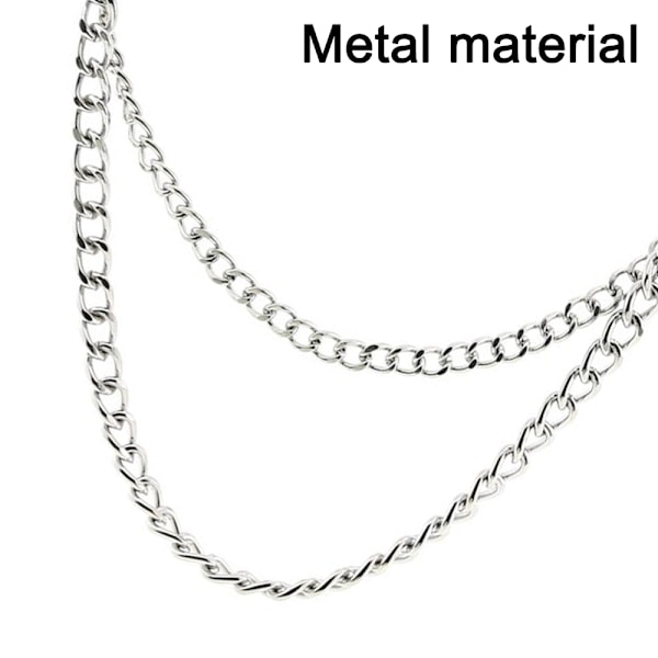 Punk goth metall spik nitar länk läder krage choker halsband