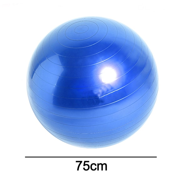 Anti-Sprung och Halksäker Träningsboll Yogaboll Fitnessboll Förlossningsboll med Snabbpump