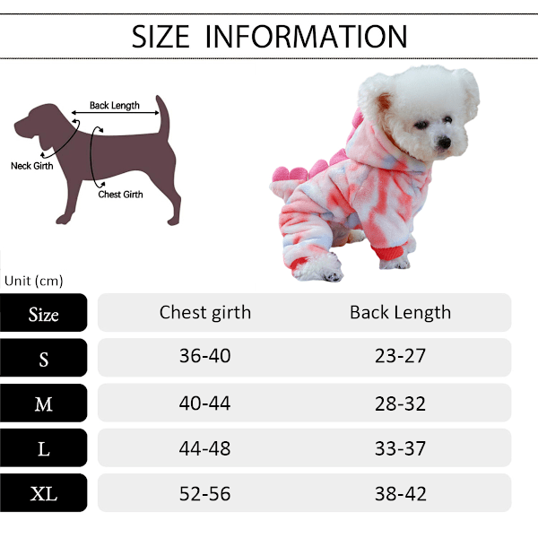 Husdjurskläder Hundkläder - Hund Katt Valp Jacka Kläder Mjuk Korall Fleece Material Overall Vinterrock med Hatt Rock Hoodie för Teddy Hund Husdjur Plysch