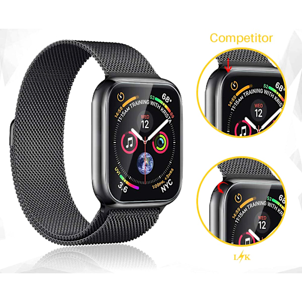 Apple Watch Skærmbeskytter, Erstatnings TPU Skærmfilm Anti-ridse Boblefri Høj-Touch Skærmbeskyttelse, 6 Pakke Series3 42mm