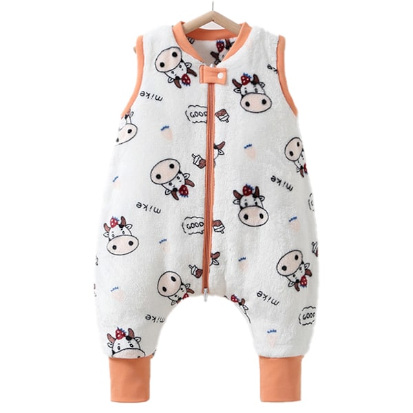 Baby-sovkläder utan ärmar, med benhål och anti-sparktäcke