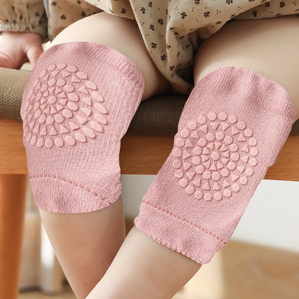 5 Par Babykryp-Knäskydd och Anti-Halk Bebisstrumpor Set Unisex