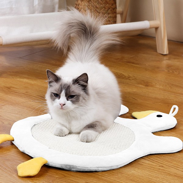 1 st kattklösbräda söt ankung kattklösbräda husdjur leksak snöre kattklösbräda för att reta katter