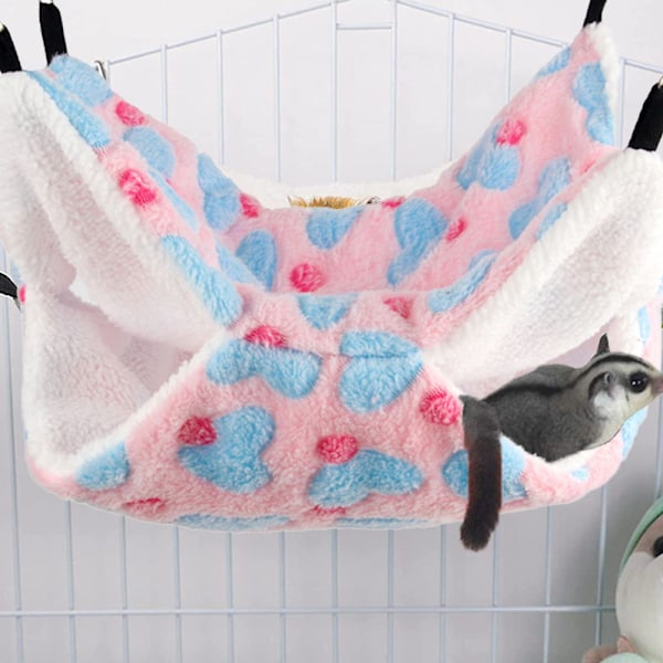 Husdjur Liten Djur Hängmatta Ferret Våningssäng Hängmatta Bur Leksak för Hamster Råtta