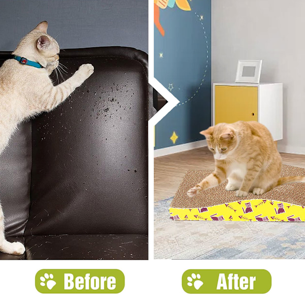 Katt Repbräda Kartong Katt Repdyna med Premium Reptexturer Design Hållbar Katt Repdyna Vändbar