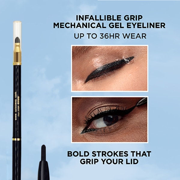 Gel Eyeliner-penna, Smudge-resistent Eyeliner-penna, Dubbelsidig Vattentät Ögonmakeup, 1 Set