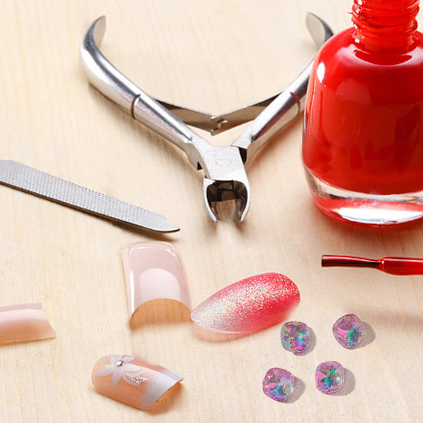 10 st Nageltillbehör Fetta Kvadratisk Borr Super Flash Aurora Phantom Mocha Kristallglas Spets Bottenborr Nageltillbehör