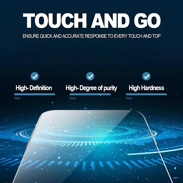 2 PACK - Personvern Skjermbeskytter iPhone 14 PLUS (6.7 Tommer), Privacy Screen Protector