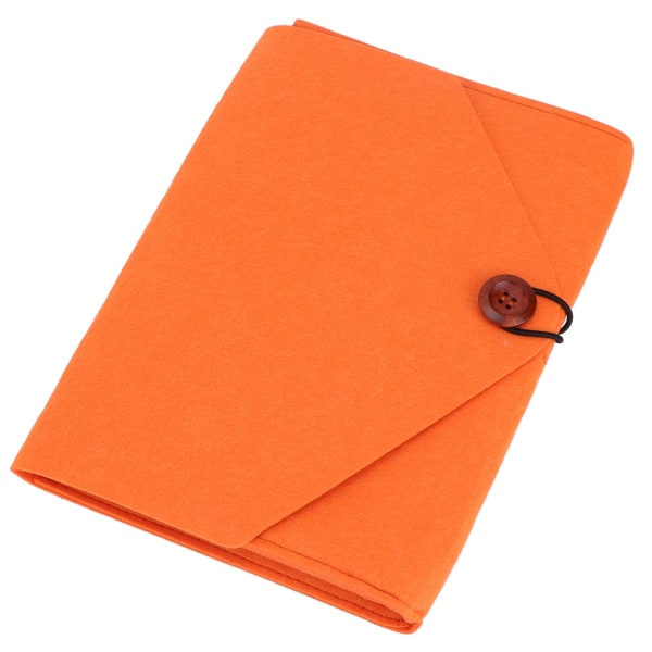 Orange Button Filt Förvaringsväska Organizer för Smart Phone Mobile