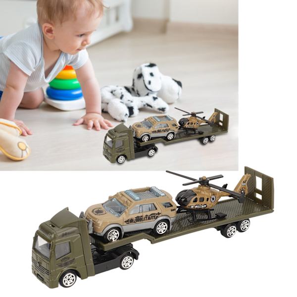 4 kpl setti 1: 64 Alloy Engineering Car Vehicle Playset Set Simulointi Rakennusperävaunu Tyyppi C