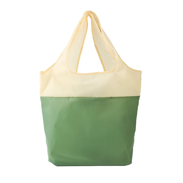 Polyester foldbar indkøbspose, stor kapacitet, bærbar supermarkedstaske