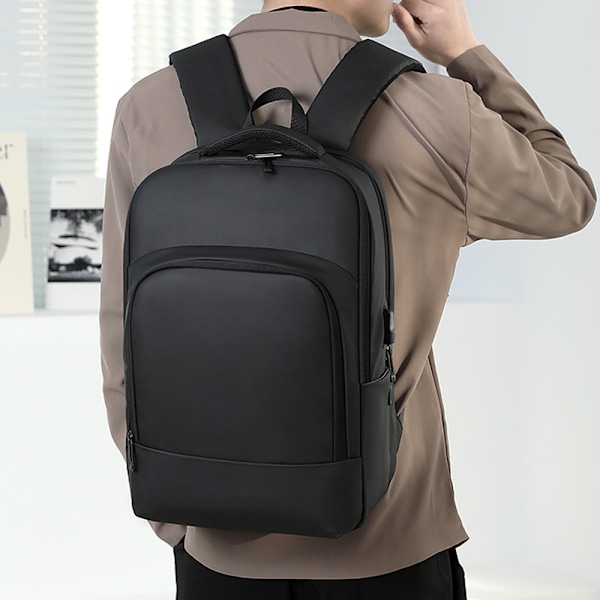 Reise Ryggsekk for Menn og Kvinner, Laptop Ryggsekk, 15.6\" Skole- og Collegeveske med USB-port