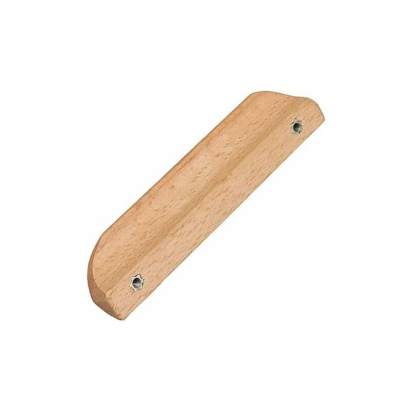 Wooden Handle Solid Wood Smooth Handles for Drawers and Cabinets 96mm Natural 10-pack