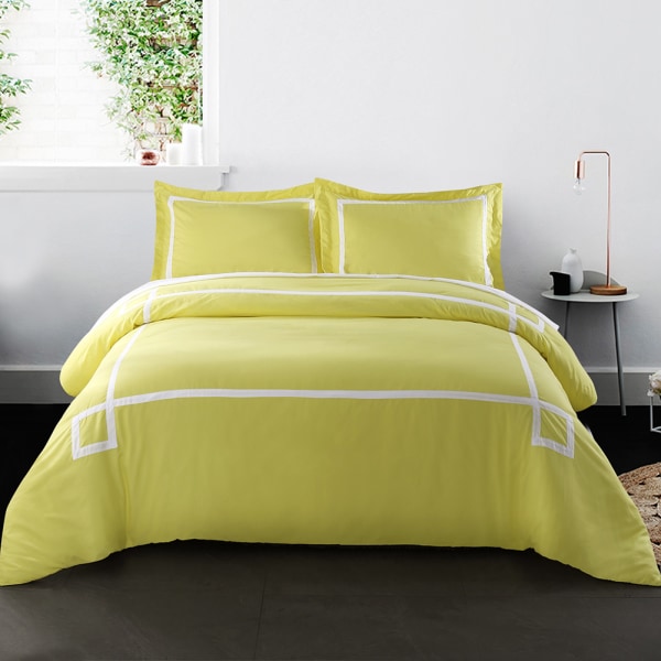 3 st / set Modern Style Polyester Sängkläder Set Örngott Duvet