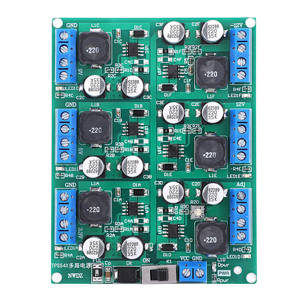 TPS5430 Spänningsreduceringsmodul Hög Effektivitet Spänningsomvandlare Strömförsörjningsmodul 5.5~36V