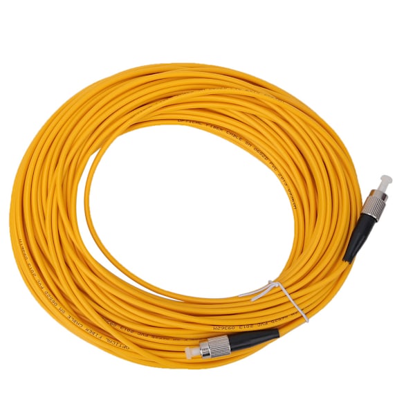 20m FC/UPC - FC/UPC Yksimoodinen Optinen Kuitu Patch-kaapeli Keltainen