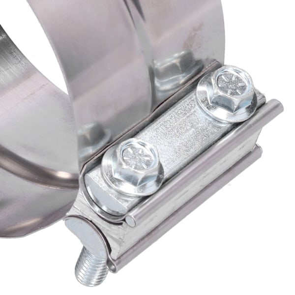 5 tommer Udstødningsbåndklemme Lap Joint Rustfrit Stål Slangeforbindelse til Lydpotte Downpipe Header Manifold