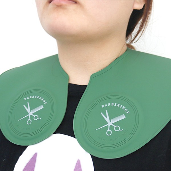 Hårklippningskrage, Silikon Hår Färg Krage Hals Wrap Hals Skydd, Viktad Gummi Hårklippning Pad Guide för Salong Barber Stylist Hårsnitt Hår