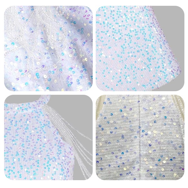 Kvinners Cocktail Ermeløs Ryggløs Sekvens Festkjole Elegant Sexy Off Shoulder Bodycon Minikjole