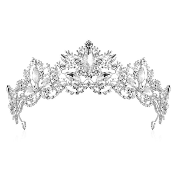Sppry Rhinestone Krone til Brud, Prinsesse, Kvinder til Bryllup, Fødselsdag, Skønhedskonkurrence, Julegave til Kvinder