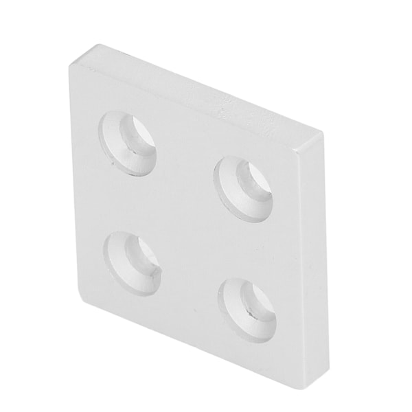 5 stk Aluminium Profil Endekappe Legering Metall Dekkplate Lineær Bevegelige Deler 4040 Dobbel Spor Sølv