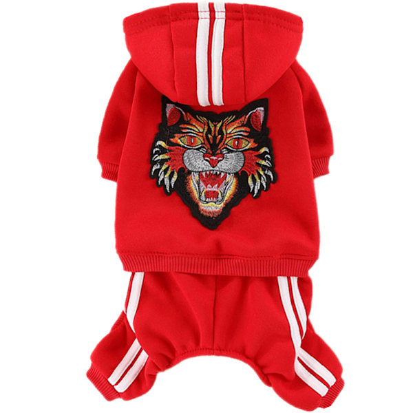 Hundtröjor för små hundkläder Fleece Tröja Vinter Sweat Shirt Varm Bomullströja för Hund Katt