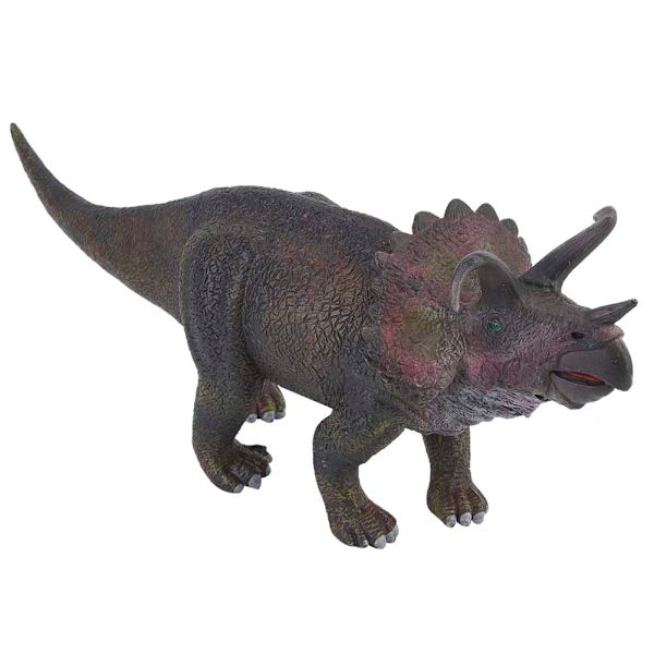 Miniatyyri Triceratops -simulaatiohahmo, eläinmalli, kodin sisustus, lasten opetuslelu