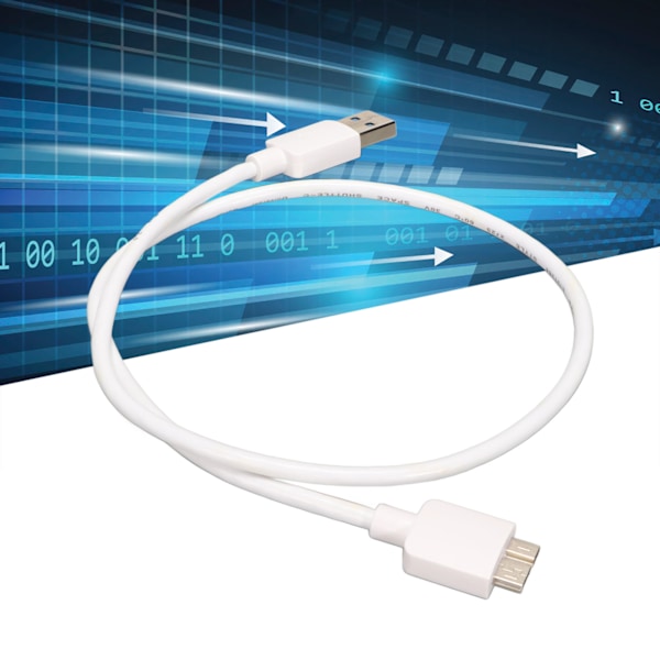 USB3.0 Micro B till Typ A Datakabel Hög Hastighet USB3.0 Micro B Mobil Hårddisk Datakabel för Note3 S5 Mobiltelefon
