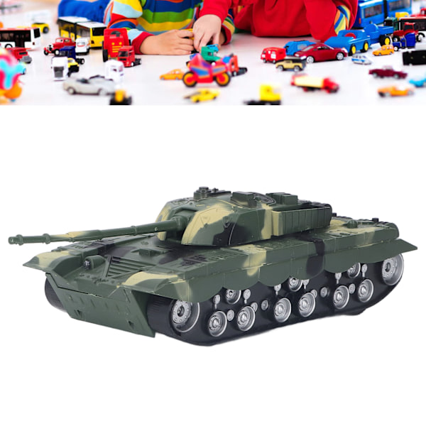 RC-Tank 4 Kanaler Lång Spännvidd Klättring Multi-Vinkel Rotation 1:32 Stridsvagn Leksak för Barn EU-kontakt 110‑240V Kamouflage Huvudstridsvagn