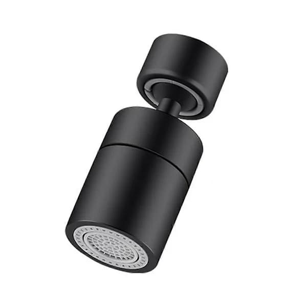 Kitchen Faucet Spray Head Filter Adjustable Rotating Splash-proof Faucet Nozzle Bubbler Sink Faucet Black B