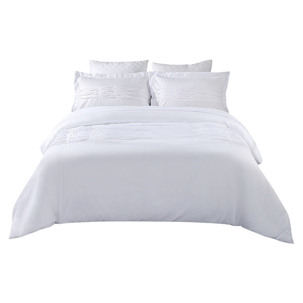 3-delat Modern Stilveckad Polyester Sängklädesset Kuddfodral Täcke (Queen)