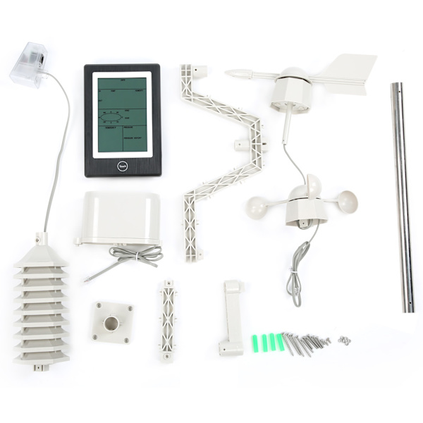 WS-1050 Trådløs Vejrstation WiFi Bluetooth Vejrudsigt Center LCD Termometer Hygrometer