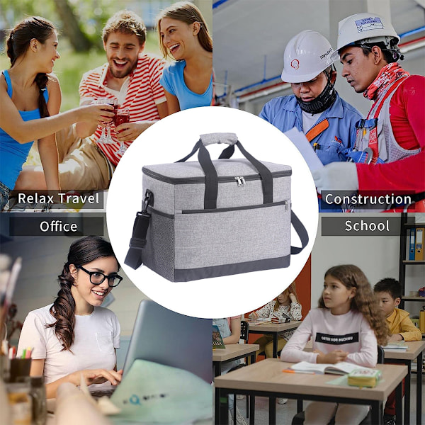 Stor kapacitet Oxfordduk förtjockad vattentät pack Picknickpack för resor Picknick Skola Arbete