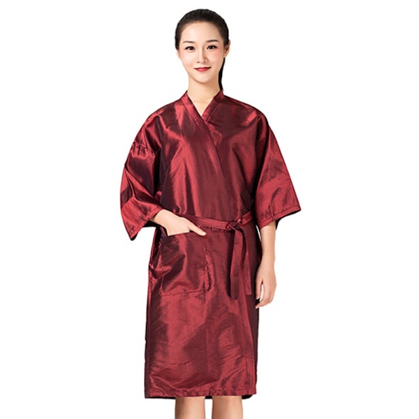 Salon Klient Kappe, Hår Salon Kittel til Kunder - Kimono Stil