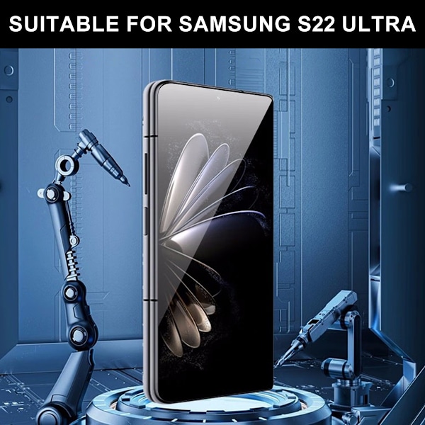 2 kpl Samsung S22 ULTRA 5G -9H Karkaistu Lasi -3D Super Laatu